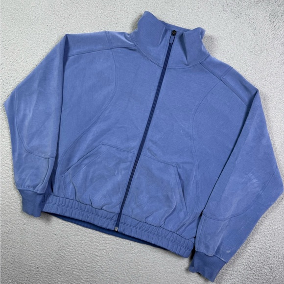 Lululemon Brushed Softstreme Funnel-Neck Zip Up sweatshirt - Picture 1 of 4